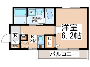 メロウビュ－の物件間取画像